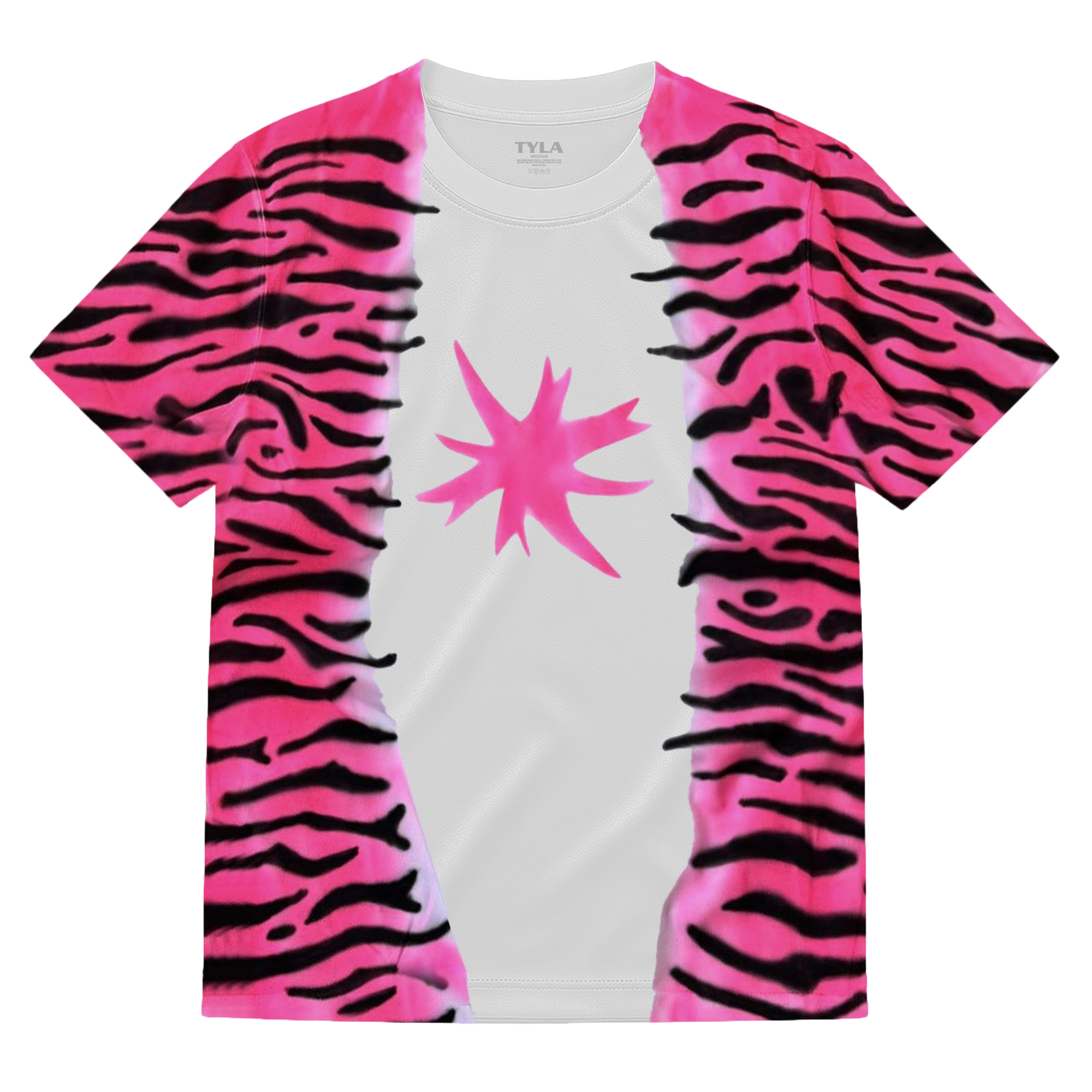Tyla A*POP Airbrush Tyger Jersey Tee
